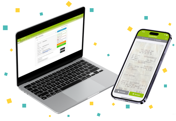 Application transfertFACT sur ordinateur et mobile